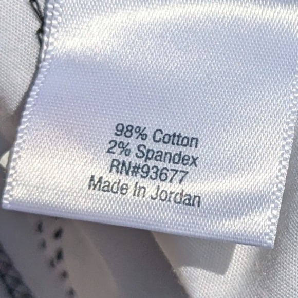 NWOT St John's‎ Bay Secretly Slender Capri Pants Black White Gingham Women's 16 - Picture 9 of 9